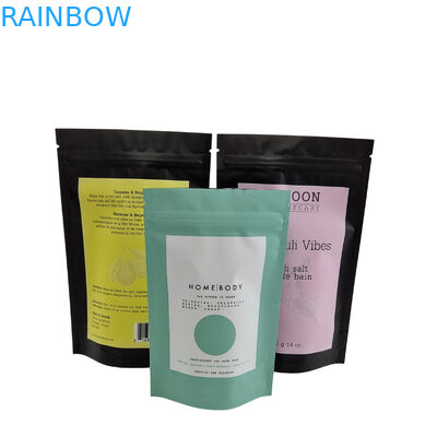 SPA Banyo Batırma Makyaj Tuz Paket Çantası Kalk Zipper Plastik Çantası Sabun Deniz Tuzu Banyo Ürün Paket Çantası