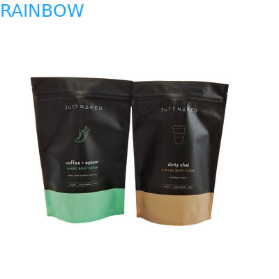 Özel ambalaj Stand Up Bag Mylar Zipper Bag Alüminyum folyo poşeti Scrub banyo tuz paketleme için