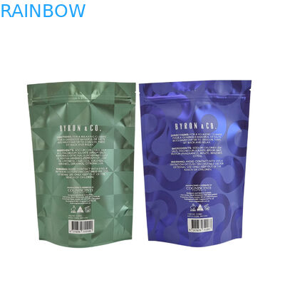 Mat Oem Özel Baskı Banyo Tuzları Ambalaj Zip Kilit Banyo Tuzları Vücut Makyajı Kalkan Cüzdan Ambalaj Çantaları Kalkan Cüzdanlar