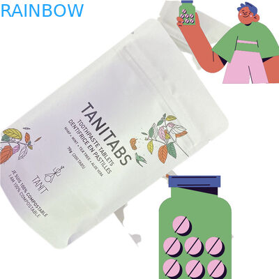 Özel Su geçirmez Biyoürünür Pla Kraft Kağıt Ziplock Torba Zipper Torba Stand Up Pocket