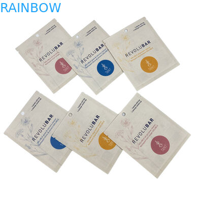 Özel Su geçirmez Biyoürünür Pla Kraft Kağıt Ziplock Torba Zipper Torba Stand Up Pocket