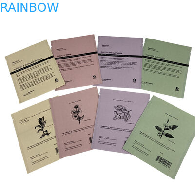 Özel Paketleme Su geçirmez Biyodegradable Plastik Alüminyum Folyo Çantalar Kafe için Zip Lock Flat