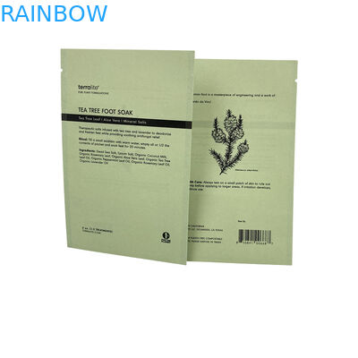 Özel Paketleme Su geçirmez Biyodegradable Plastik Alüminyum Folyo Çantalar Kafe için Zip Lock Flat