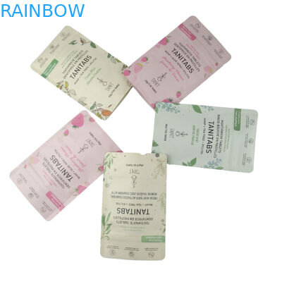 Özel Marka Yazdırma Komposta edilebilir Gıda Kaliteli Polietilen Biyolojik Bölünür Kraft Kağıdı Ayağa Çanta Mylar Ziplock Torbalar