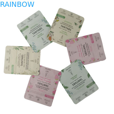 Çevre dostu Ziplock Yüksek Gıda Ambalajı % 100 Komposta edilebilir Biyolojik Bozulabilir Kraft Kağıt Çantaları