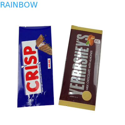Özel Basılmış Gıda Derecesi Arka Taraf Kapalı Çuval Atıştırmalık Enerji Barı Dolap Paketleme Mantar Çikolata Torbası