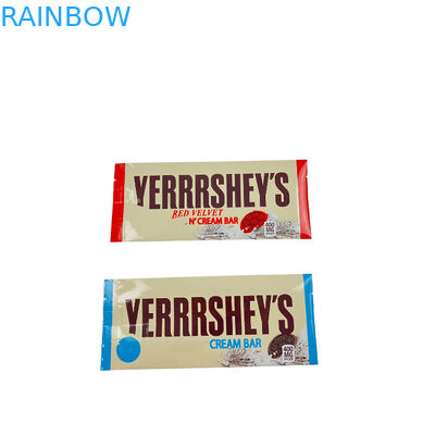 Özel Basılmış Gıda Derecesi Arka Taraf Kapalı Çuval Atıştırmalık Enerji Barı Dolap Paketleme Mantar Çikolata Torbası