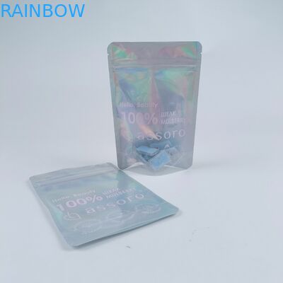 Logo basılı CBD Gummy stand up çantası