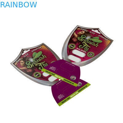 3D Seks Hapı 1/2 Kapsül Ventriküler 3D Kart Ekran Kutuları için Blister Kart Paketleme