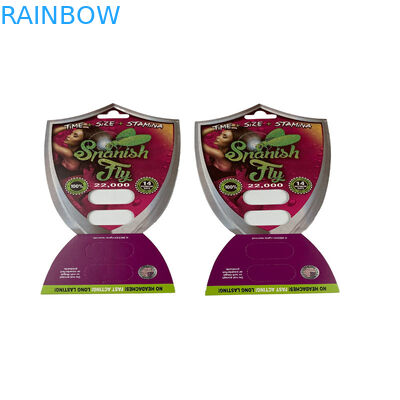 3D Seks Hapı 1/2 Kapsül Ventriküler 3D Kart Ekran Kutuları için Blister Kart Paketleme