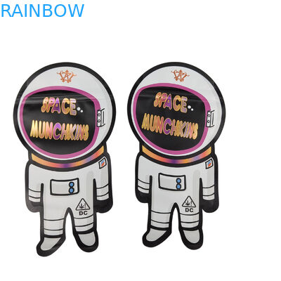 Özel baskı şekli Mini Mylar Çantası 1g 3.5g 7g 14g 28g Mantar Çocuklara dayanıklı Kokusuz Yumuşak Dokunma Cali Paketi Mylar Çantası