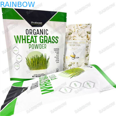 Özel Baskılı Tekrar Kullanılabilir Zip Kilitli Plastik Paketleme Çantası Kalkın Cüppe Yiyebilir Gıda Paketleme Kokusuz Açık Pencere Myl