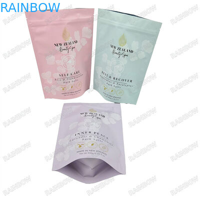 1Boş Mylar Torbaları Blueberry Body Scrub Paketleme Torba Alüminyum folyo Kendi kendine dayanıklı Plastik Torba Fermuar Yeniden Kapalı Torbalar