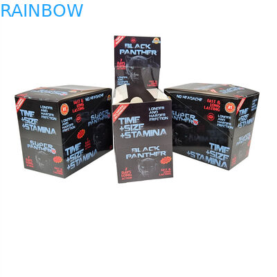 Özel Tasarım Kara Boğa Gergedan Balı 2023 Sıcak Satış Gergedan Hapları Gergedan Hapları Ambalajı İçin Özel Kağıt Kart Gösterge Kutusu