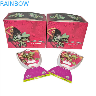 Özel Tasarım Kara Boğa Gergedan Balı 2023 Sıcak Satış Gergedan Hapları Gergedan Hapları Ambalajı İçin Özel Kağıt Kart Gösterge Kutusu