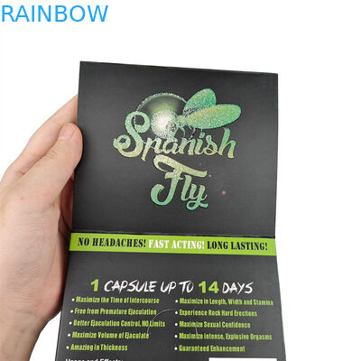 Yüksek Kaliteli Seks Hapı 3D Blister Packaging Card Rhino Male Enhancement Pill Packaging Card With Display Paper Boxes