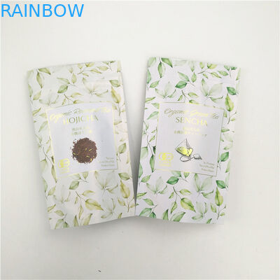 Parlak veya mat bitmiş çay torbaları Renk Efekti ile ihracat kartonu için ambalaj