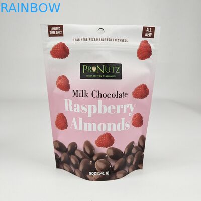 Özel Yeniden Kapanabilir Ayağa Kalkan Cüzdan Alüminyum folyo Doypack Fermuar Mylar Şekerlemeler Atıştırmalık Depolama Plastik Gıda Paketi Çantası