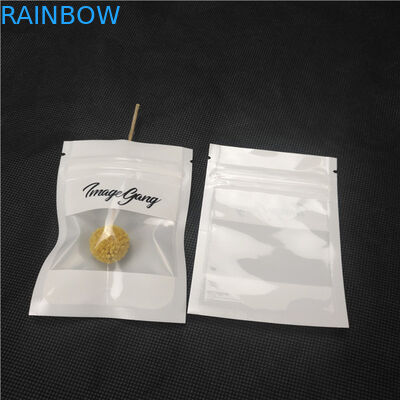 Özel Plastik Poşet Mücevher Paketleme Torbaları Açık Pencereli