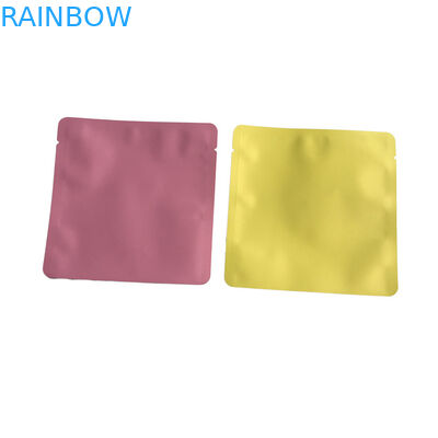 Plastik üç taraflı mühürlü çantalar düz çantalar yağ için maske çantaları