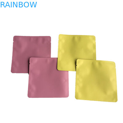 Plastik üç taraflı mühürlü çantalar düz çantalar yağ için maske çantaları