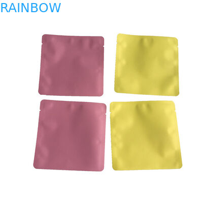 Plastik üç taraflı mühürlü çantalar düz çantalar yağ için maske çantaları