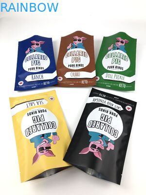 Kolay kapatılması için ısıl mühürlü özel plastik poşet ambalajı