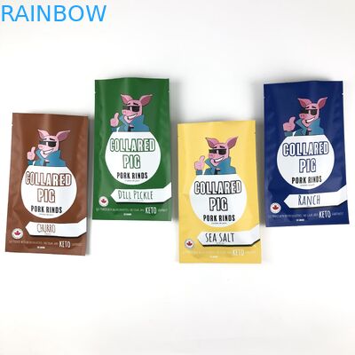 Kolay kapatılması için ısıl mühürlü özel plastik poşet ambalajı