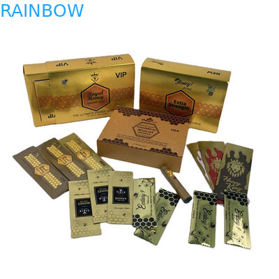 Fabrika Doğrudan Satış Bal Torbaları ve Kutuları Spot UV Özel Logo Yazdırma Lüks Bal Kutusu Ambalajı