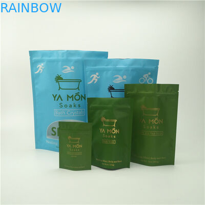 Zıpkınlı ayağa kalkmak için gümüş folyo çantaları