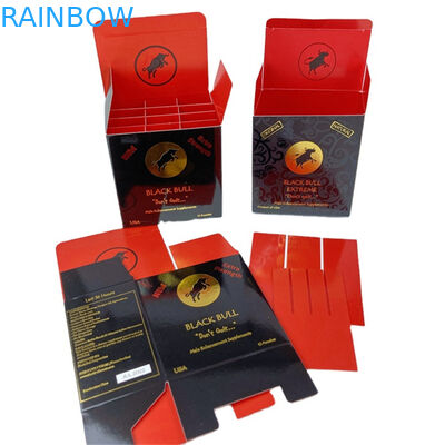 Özel basılı logo lüks VITAMAX Aşırı Bal Yiyebilir Paketleme Kağıt Kutuları ve Çantaları Bal İçin Sıvı Boş Paket