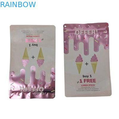 Özel sipariş için fermuarlı kapalı gıda ambalaj torbası kabul edilir