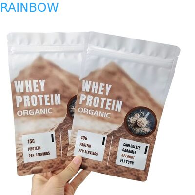 Özel sipariş kabul edilen atıştırmalık torbası ambalajı 120 sertlik ve fermuar kapama