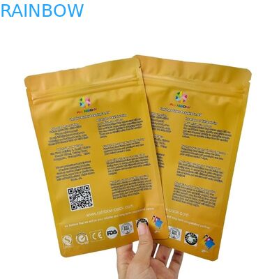 Yıkım notu ve özellikleri olan kurabiyeler için özel atıştırmalık torbası ambalajı