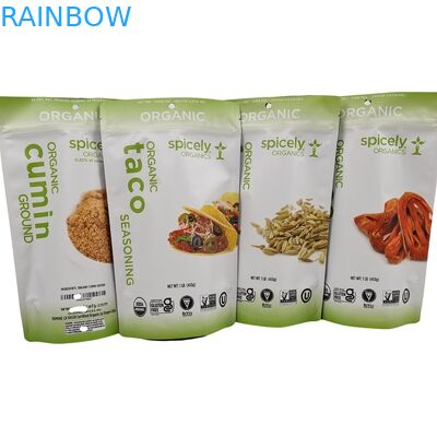 Plastik atıştırmalık torbası ambalajı, uygun bir görüntü ve tek kullanımlık için yırtıcı çentik ile