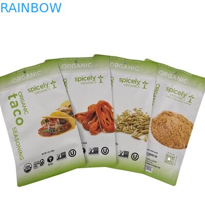 Plastik atıştırmalık torbası ambalajı, uygun bir görüntü ve tek kullanımlık için yırtıcı çentik ile