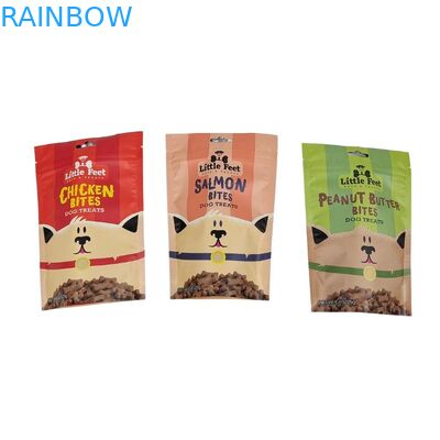 Gıda ambalajı çantası için mat yüzeyli özel basılı düz tabanlı atıştırmalık torbaları