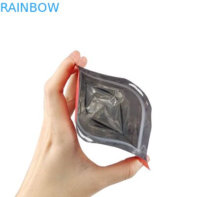 Gıda ambalajı çantası için mat yüzeyli özel basılı düz tabanlı atıştırmalık torbaları