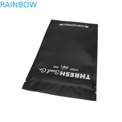 Mat Siyah Üç Yanlı Mühür Kablo USB Fermuarlı Plastik Ambalaj Çantaları