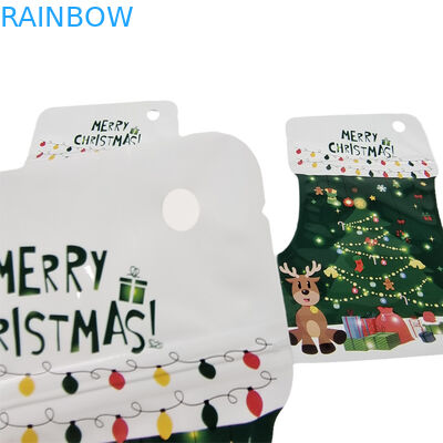 Toptan Yapımlı Baskı Zipper Ölü Kesim Şekliyle Mylar Torbaları 3.5g Kokusuz Gummie Şeker Paketleri