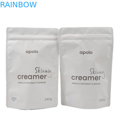 Özel yapılmış plastik nemden koruyucu ayakta duran Mylar çantası çay kahve paketleme çantası holografik efektle