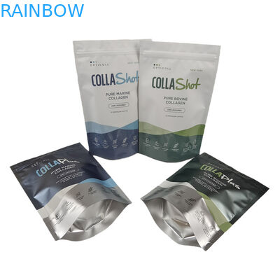 Özel logo plastik ayakta alüminyum folyo kahve çay protein tozu ambalaj poşeti dijital baskı kokusuz poşet