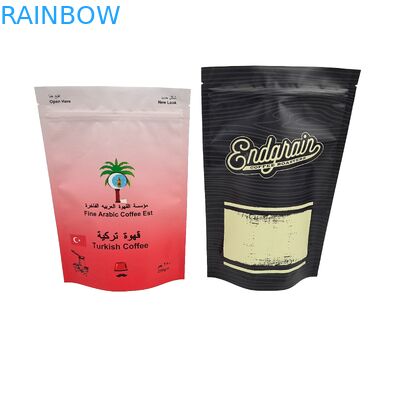 Mat/Parlak Özel Baskılı Doğuk Plastik Gıda Kaliteli Paketleme Çantası Kahve Fasulyesi Tozu