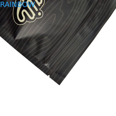 Alüminyum folyo fermuar kilitli Doypack Özel tasarımlı mühürleme torbaları Kahve Gıda ambalajı ayağa kalkan torbalar