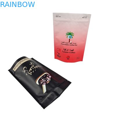 Görünmez Logo Yazdırılmış Özel Tasarım Yazdırılmış Çantalar Ayağa Kalk Çantalar Alüminyum Folyo Fermuar Plastik Çantalar