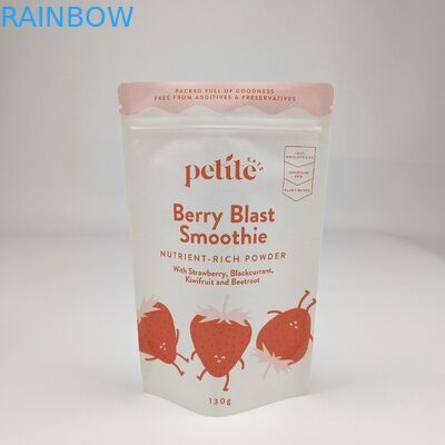 Zıpkınla ayağa kalkan poşet Kraft El Yapımı Kağıt Özel Basılı Tekrar Kullanılabilir Zıpkın Kilitli Doypack Gıda Paketleme Torbaları