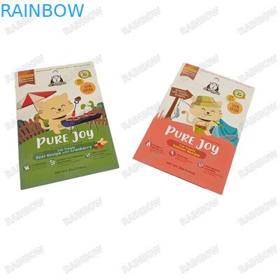 Şeffaf Hayvan Sevgilileri Paketleri Kalk Zipper Torbalar Gıda Derecesi Malzeme Torbalar