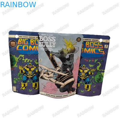 Özel yeniden kapatılabilir ısı mühürü ayağa kalkan kağıt torba atıştırmalık kurabiye gıda ambalajı fermuar torba