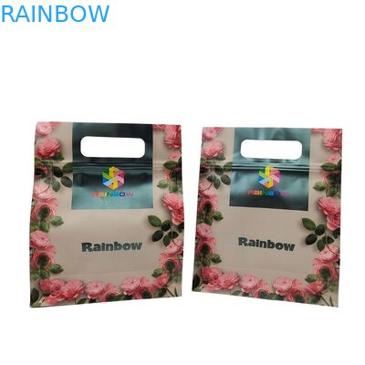 Özel sipariş kabul Eğri Alt Paket Çantaları ile Düz Alt Kahve Paket Çantası