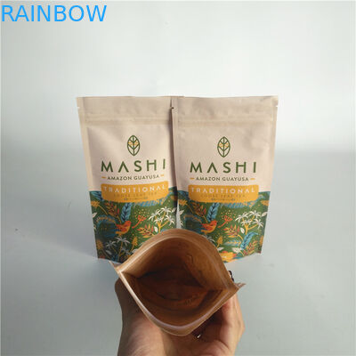 Çizim baskı Stand up k çantalar, süt tozu alüminyum folyo çantalar fermuarlı